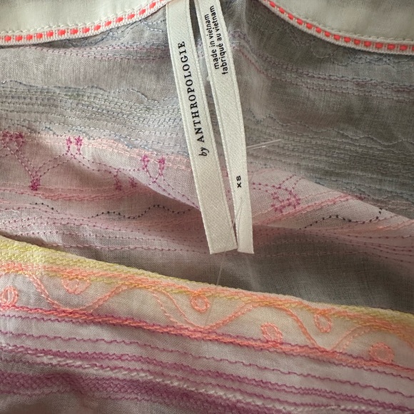 NWT Anthropology Embroidered Top - Picture 8 of 8